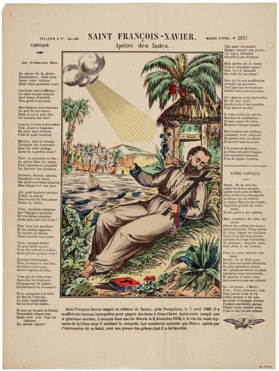 SAINT FRANCOIS-XAVIER, / Apôtre des Indes. (titre inscrit)